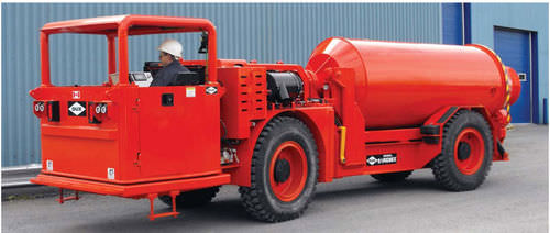 Camion betoniera per miniera sotterranea - S1-REMIX - DUX MACHINERY CORPORATION - diesel