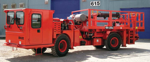Piattaforma elevatrice a forbice semovente - S1-SL6000 - DUX MACHINERY CORPORATION - elettrica / per applicazioni minerarie / per carichi pesanti