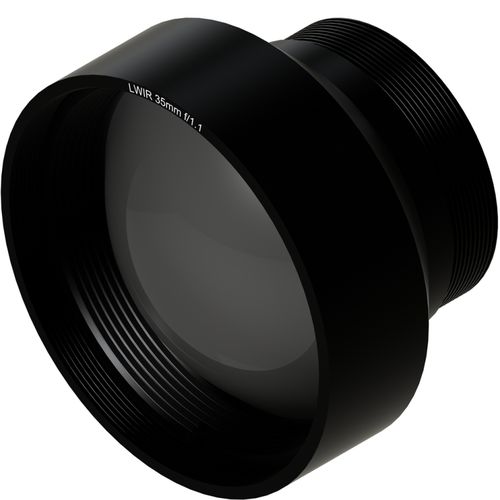 Obiettivo per telecamera a fuoco fisso - 25025_100 - Umicore Electronic Materials - ad infrarossi / per acquisizione di immagini termiche / ad alta risoluzione