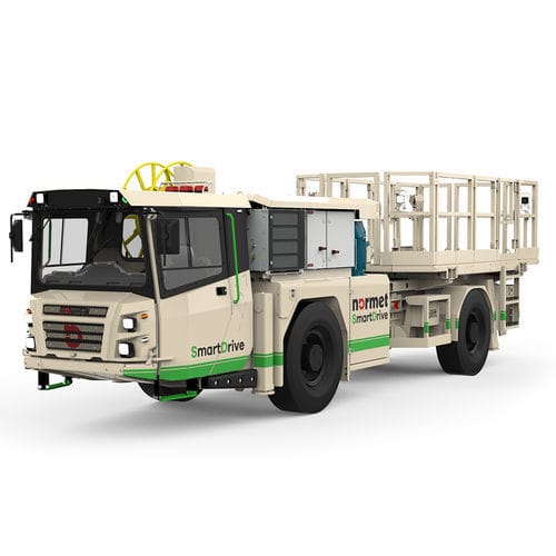 Piattaforma elevatrice a forbice su autotelaio - UTILIFT MF 540 SD - Normet - elettrica / per miniera sotterranea