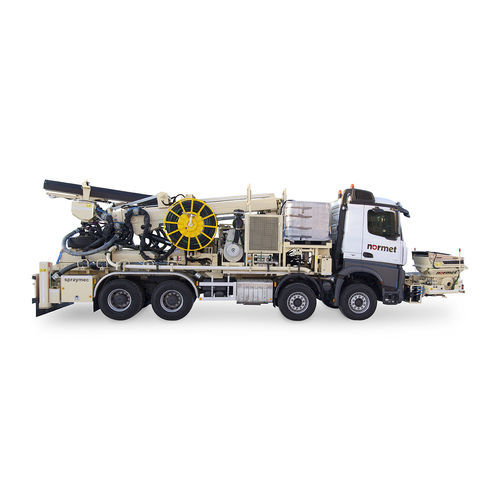 Veicolo per traforamento (tunnel) - SPRAYMEC NORRUNNER 140 DVC - Normet - elettrico / cingolato