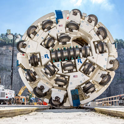 Fresa meccanica a piena sezione con scudo telescopico - The Robbins Company
