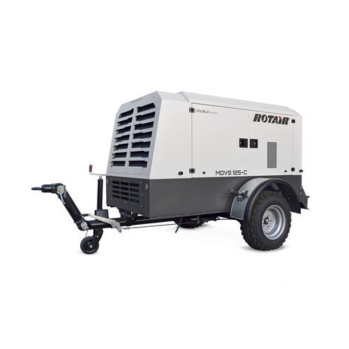 Compressore a vite - MDVS series - ROTAIR SPA - d'aria / con motore diesel / mobile