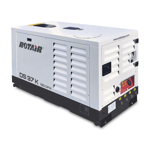 Compressore a vite - DS series - ROTAIR SPA - d'aria / con motore diesel / fisso