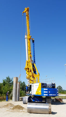 Perforatrice multifunzione - BG 28 H BT 85 - BAUER Maschinen GmbH - rotativa / per cantiere di costruzione