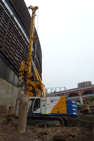 Perforatrice multifunzione - BG 33 H BT 85 - BAUER Maschinen GmbH - rotativa / per cantiere di costruzione