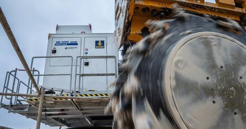 Centralina idraulica con motore diesel - BCS 185 - BAUER Maschinen GmbH - per macchine / per cantiere di costruzione / per macchine mobili