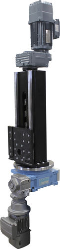Tavola intermittente azionata a motore - LIFT AND ROTATE - Motion Index Drives, Inc. - verticale / di grande precisione / a cremagliera