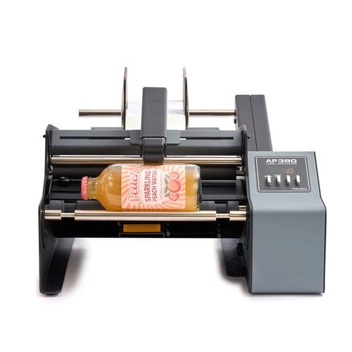 Applicatore di etichette automatico - AP380 - Primera Technology - per bottiglie / per l'industria agroalimentare / roll-fed