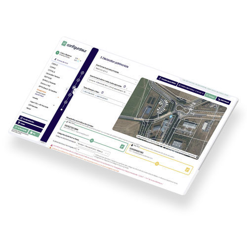 Applicazione mobile configuratrice - TRACE SOFTWARE INTERNATIONAL - di gestione / per il settore edile
