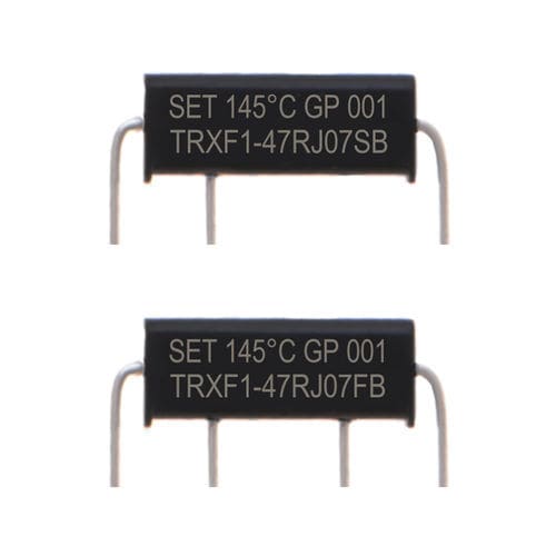 Resistore a filo - TRXF1 series - Xiamen SET electronics Co.,Ltd - per sovraintensità / integrato / ad inserimento