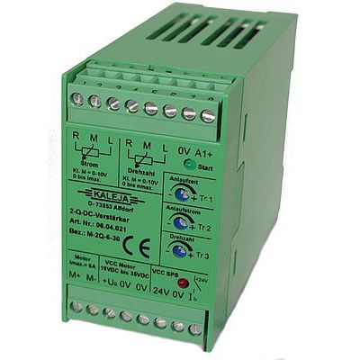 Controllore di velocità a spazzola - M-2Q-6-30 - KALEJA GmbH - DC / ad ingresso analogico / ingressi digitali