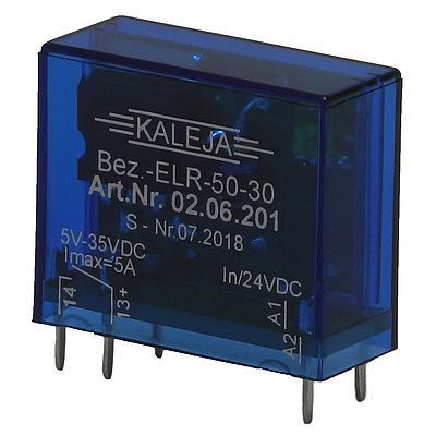 Relè statico 24 VDC - ELR-50-30 - KALEJA GmbH - per circuito stampato / con uscita DC