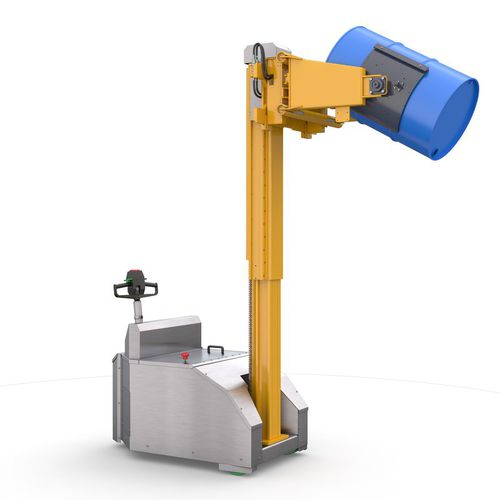 Accatastatore con rotazione di fusto - BS106 DVI - VEAB - elettrico / idraulico / a guida a bordo