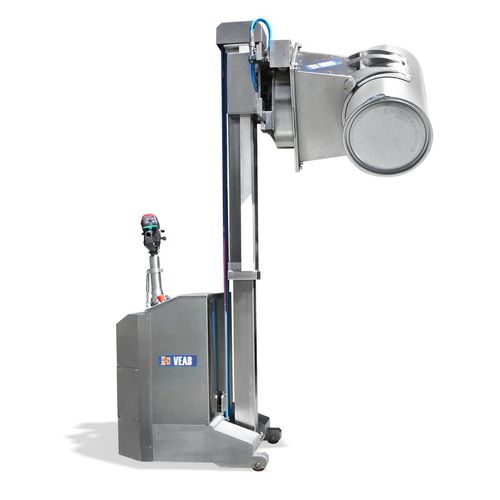 Accatastatore con rotazione di fusto - BS120 ET DVLI rid - VEAB - elettrico / idraulico / a guida a bordo