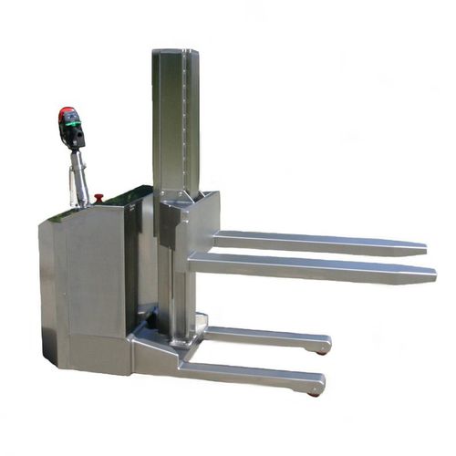 Accatastatore elettrico - BS120 ET F - VEAB - a guida a bordo / 24 V / da trasporto