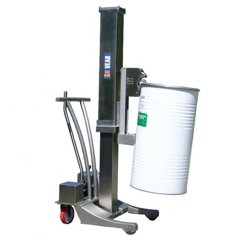 Sollevafusti manuale - BS120 - VEAB - a colonne / con presa / in acciaio inossidabile