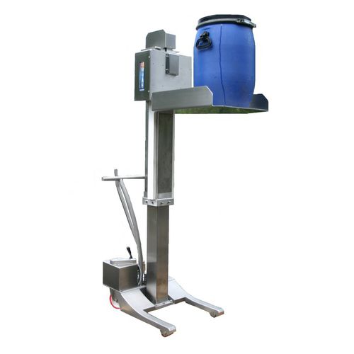 Sollevafusti manuale - BS120 Pianale - VEAB - a colonne / a piattaforma / in acciaio inossidabile