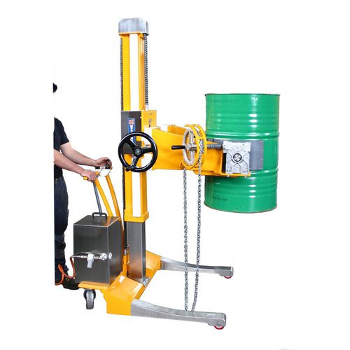 Accatastatore pneumatico - BS120 DVP - VEAB - idraulico / a timone con guida da terra / per l'industria farmaceutica
