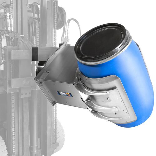 Ribaltatore idraulico - BS102 - VEAB - fusto / per carrello elevatore / ATEX