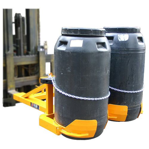 Pinza per movimentazione per fusti - BS107 BI - VEAB - per carrello elevatore