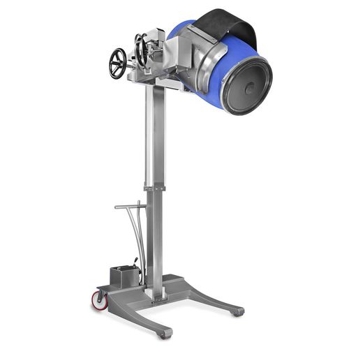 Accatastatore manuale - BS120 DV - VEAB - a timone con guida da terra / per l'industria farmaceutica / per fusti