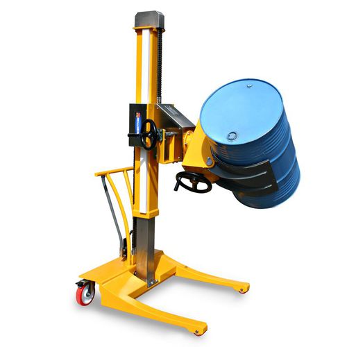 Accatastatore manuale - BS120 DVL - VEAB - a timone con guida da terra / per fusti / in acciaio inossidabile