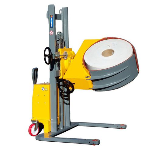 Ribaltatore per bobine - BS91 DVLEB - VEAB - elettrico / fusto / elevabile