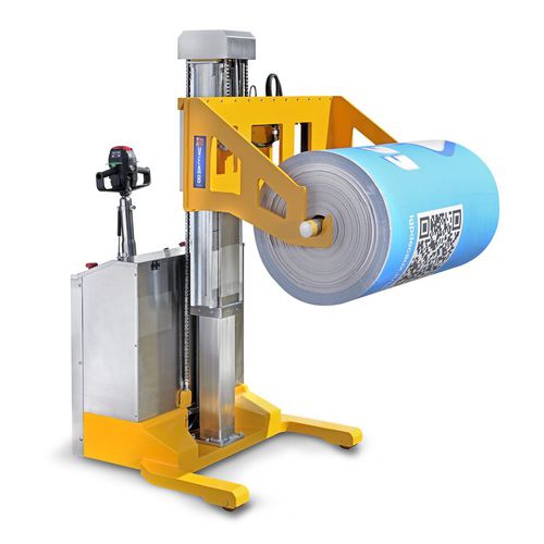 Accatastatore per movimentazione di bobine - BS120 ET - VEAB - elettrico / a guida a bordo / per sollevamento