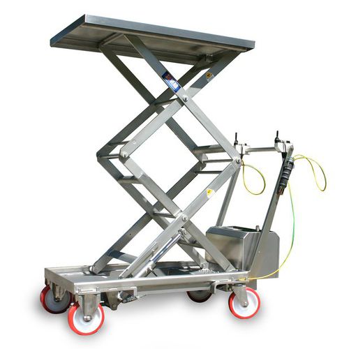 Tavola elevatrice a doppia forbice - BS130 CP2 - VEAB - manuale / pneumatica / mobile