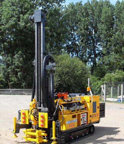 Perforatrice di carotaggio - ABYSS 50 - TEC System - per sondaggio / cingolata / rotativa