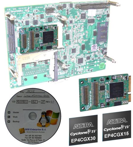 Scheda convertitore PCIe - GEB Enterprise - I/O / FGPA