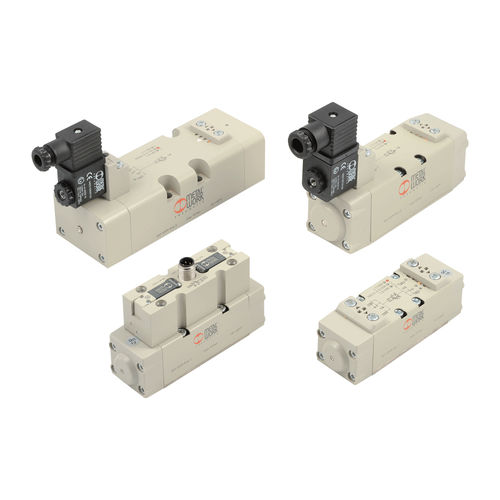 Distributore pneumatico a cassetto - ISV - METAL WORK - ad azionamento pneumatico / azionato tramite solenoide / elettropneumatico