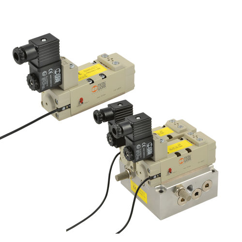Distributore pneumatico a cassetto - SAFE AIR  - METAL WORK - ad azionamento pneumatico / a comando elettrico / a 5/2 vie