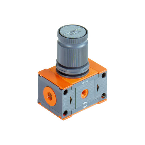 Regolatore di pressione per aria compressa - REG series - METAL WORK - a membrana / monostadio / industriale