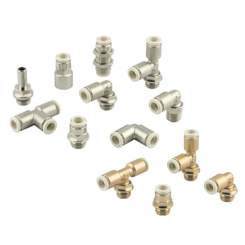 Raccordo per aria compressa - F PLUS   - METAL WORK - per vuoto / push-in / a T