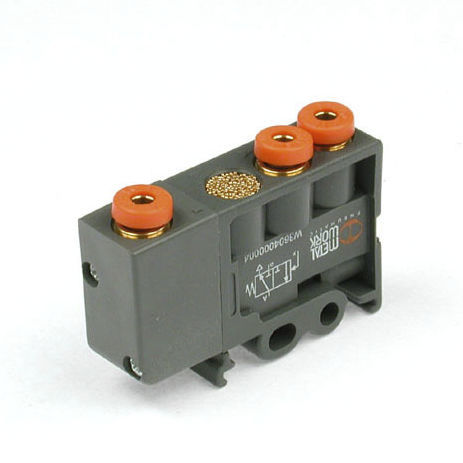 Valvola a funzioni logiche - W360400000 series - METAL WORK - a comando pneumatico / per aria compressa / DIN