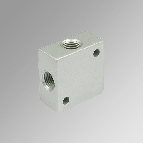 Manifold a 4 vie - W05011 series - METAL WORK - in alluminio / filettato / di ripartizione