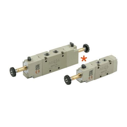 Elettrovalvola a comando assistito - 701002 series - METAL WORK - a 2/3 vie / NC / NO