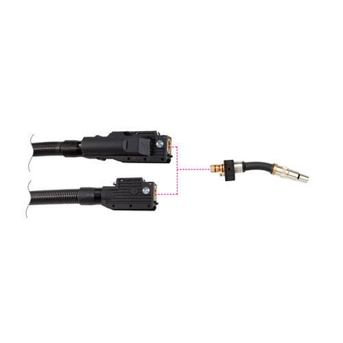 Torcia di saldatura MIG-MAG - ROBO WH W 500 - ABICOR BINZEL - raffreddata ad acqua / automatizzata / robotizzata