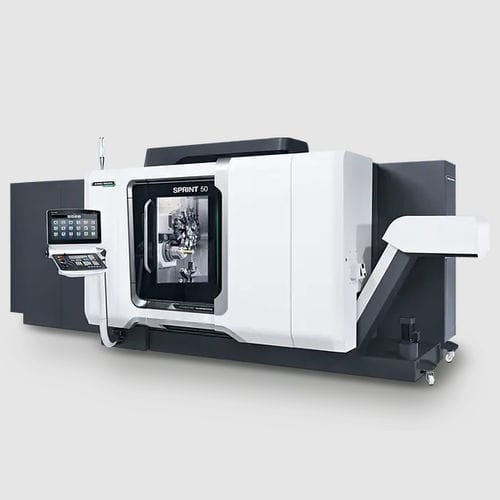 Centro di tornitura CNC - SPRINT 50 - DMG MORI - 4 assi / VDI 25 / 12 utensili