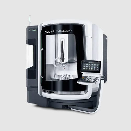 Centro di lavoro 5 assi - DMU 85 (FD) monoBLOCK - DMG MORI - verticale / con tavola rotante / per l'industria automobilistica