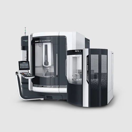 Centro di lavoro 5 assi - DMC 95 monoBLOCK - DMG MORI - verticale / 60 utensili / di precisione