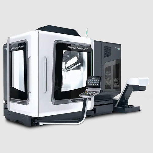 Centro di lavoro 5 assi - DMU 100 P (FD) duoBLOCK - DMG MORI - verticale / di taglio / compatto