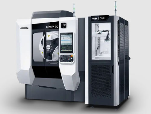 Cella robotizzata per movimentazione - WH 3 Cell - DMG MORI - per banco di tornitura / compatta