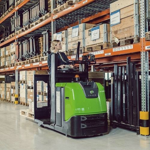Carrello commissionatore elettrico - O110 series - CESAB - per magazzino / mobile / ad alta velocità