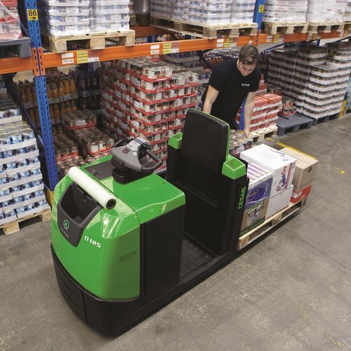 Carrello commissionatore elettrico - O125 series - CESAB - per magazzino / a basso livello / orizzontale