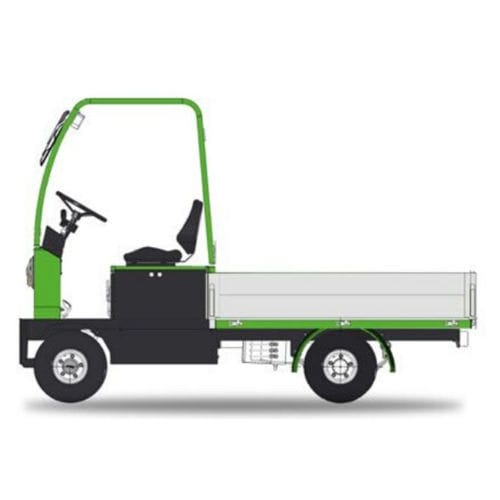 Trattore con piattaforma - PE Series - CESAB - elettrico / 4 ruote / a piattaforma
