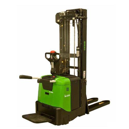 Accatastatore elettrico - S300 series - CESAB - con piattaforma per conducente / 24 V / per pallet