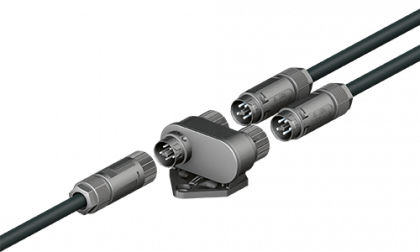Connettore RF - RST® MINI - WIELAND ELECTRIC - DIN / rotondo / 4 poli
